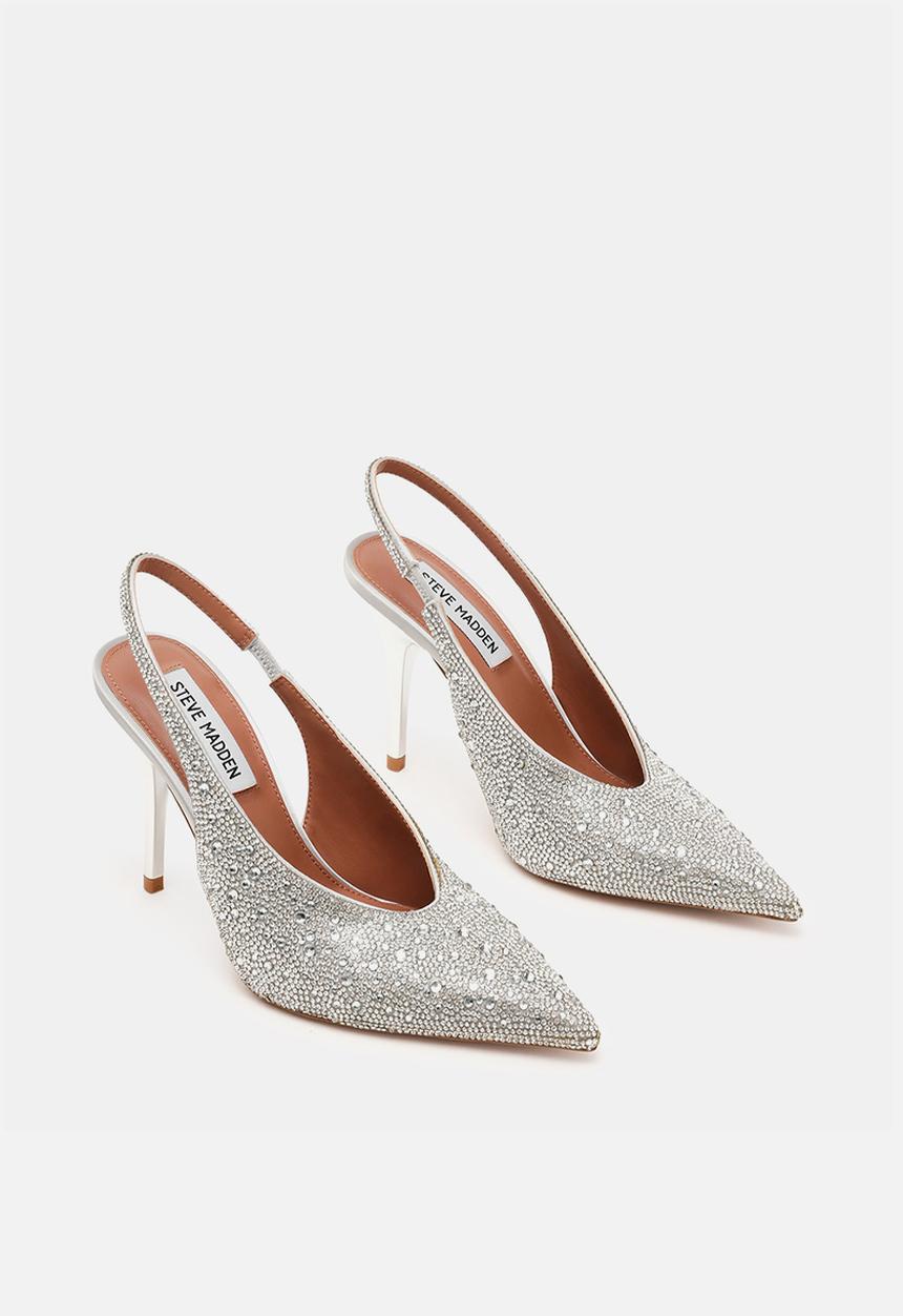 Steve Madden - Andromeda-r closed toe slingback - silver