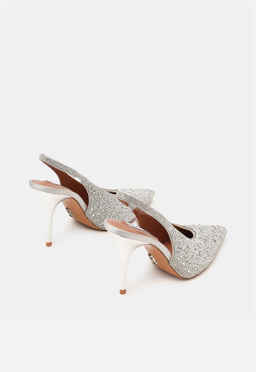 Steve Madden - Andromeda-r closed toe slingback - silver