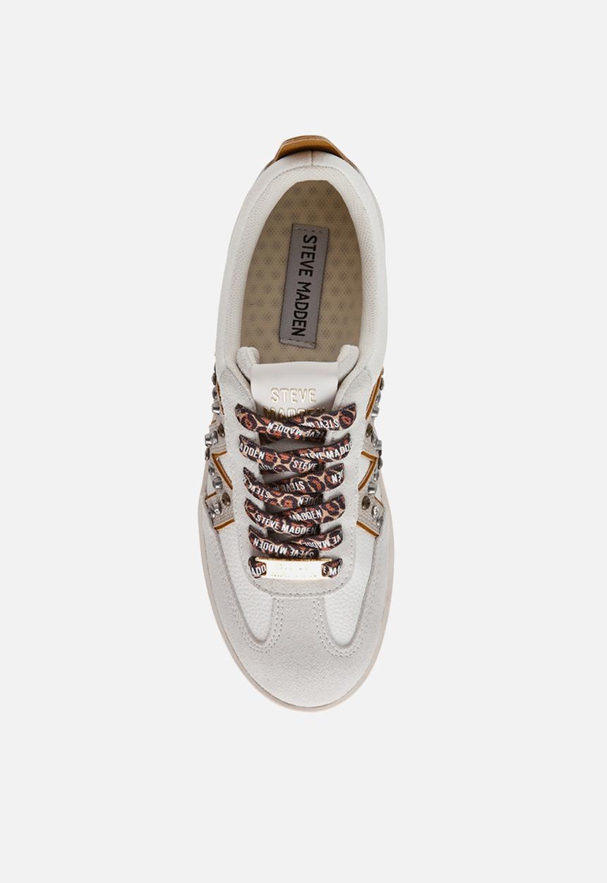 Steve Madden - Degree-stud sneaker - wht ice