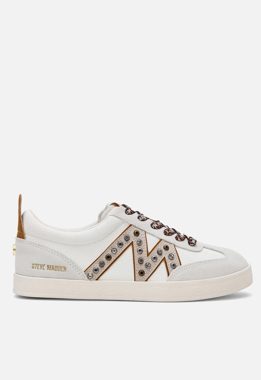 Steve Madden - Degree-stud sneaker - wht ice
