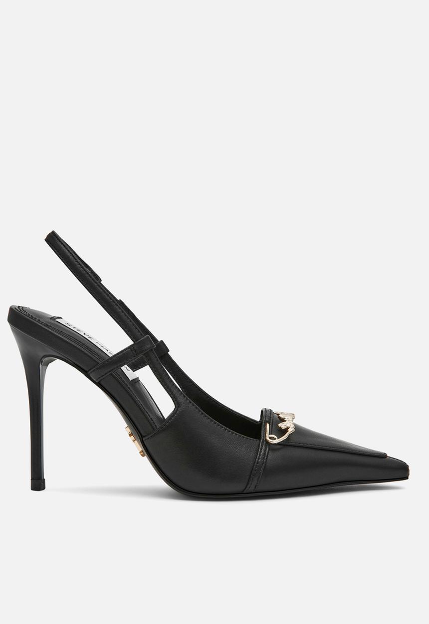 Steve Madden - Dossier closed toe slingback - black leat