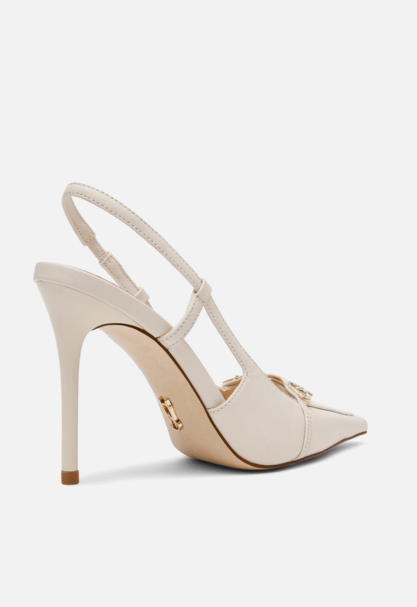 Steve Madden - Dossier closed toe slingback - bone leath