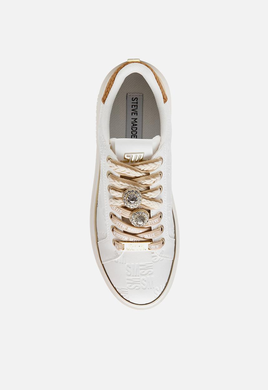 Steve Madden - On-stage 2c sneaker - lt taupe/wht