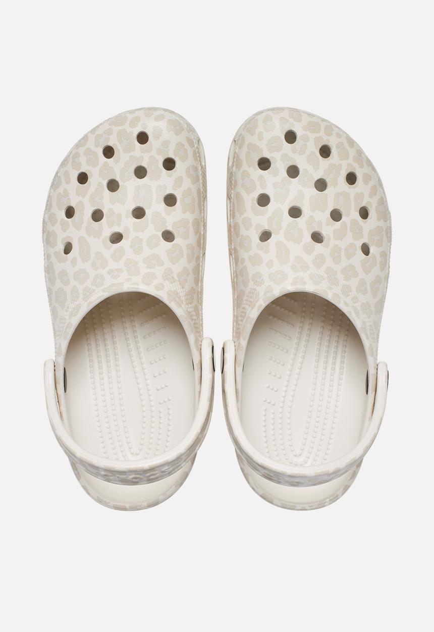Crocs - Classic Animal Clog - Almond Tint/Leopard