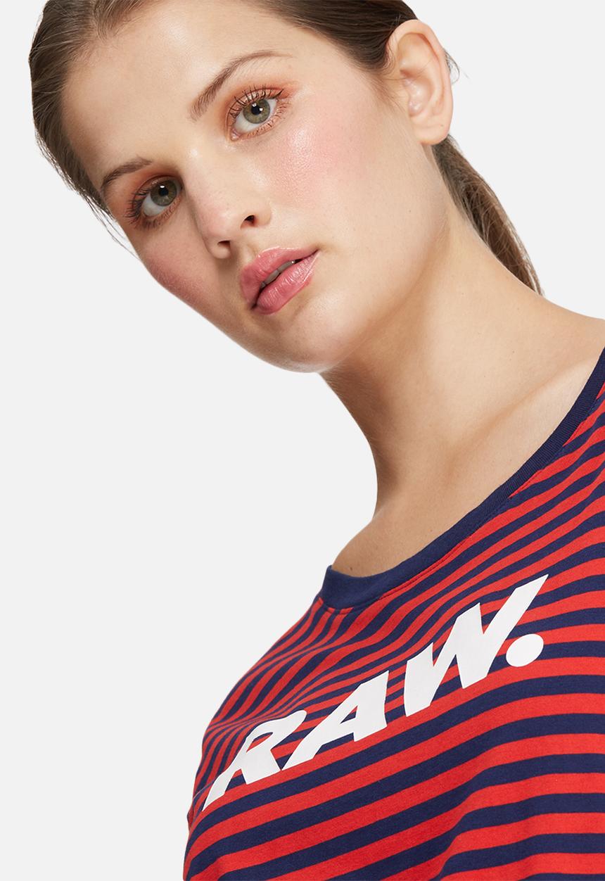 G-STAR - Glenna straight stripe tee