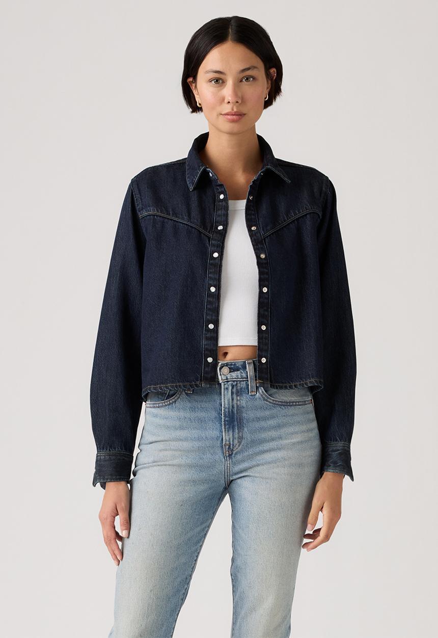 Levi’s® - Logan Tencel Shacket -  Tencel Dark Nights