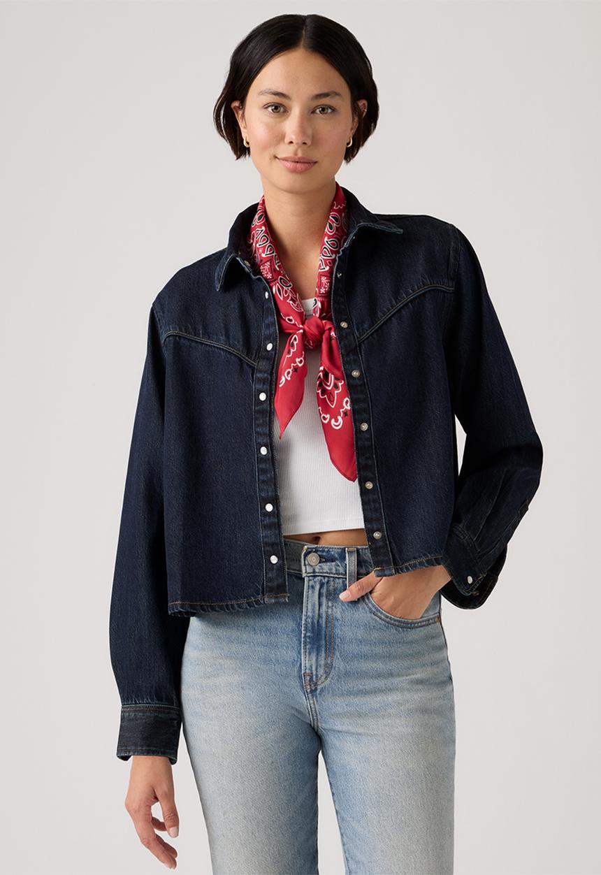 Levi’s® - Logan Tencel Shacket -  Tencel Dark Nights