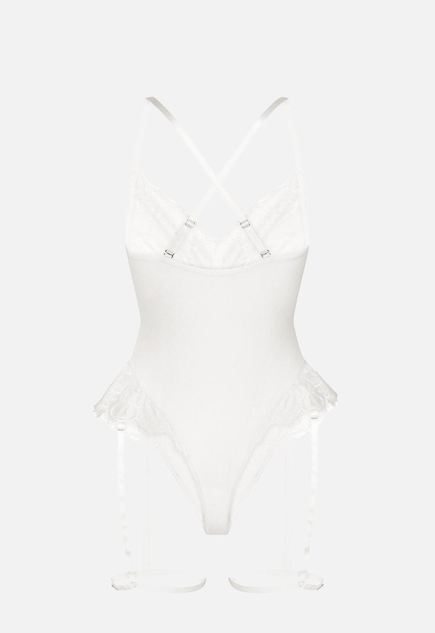 Hunkemoller - Prina string bodysuit - snow white