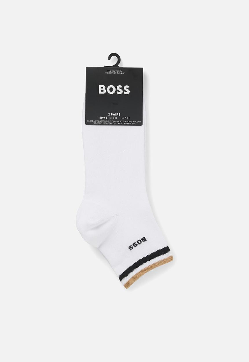 BOSS - 2P SH Stripe CC - White