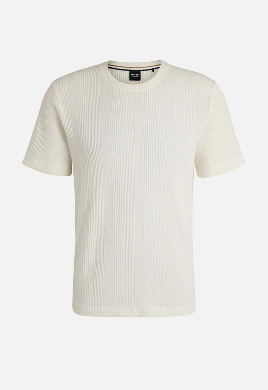 BOSS - Structure T-Shirt - Natural