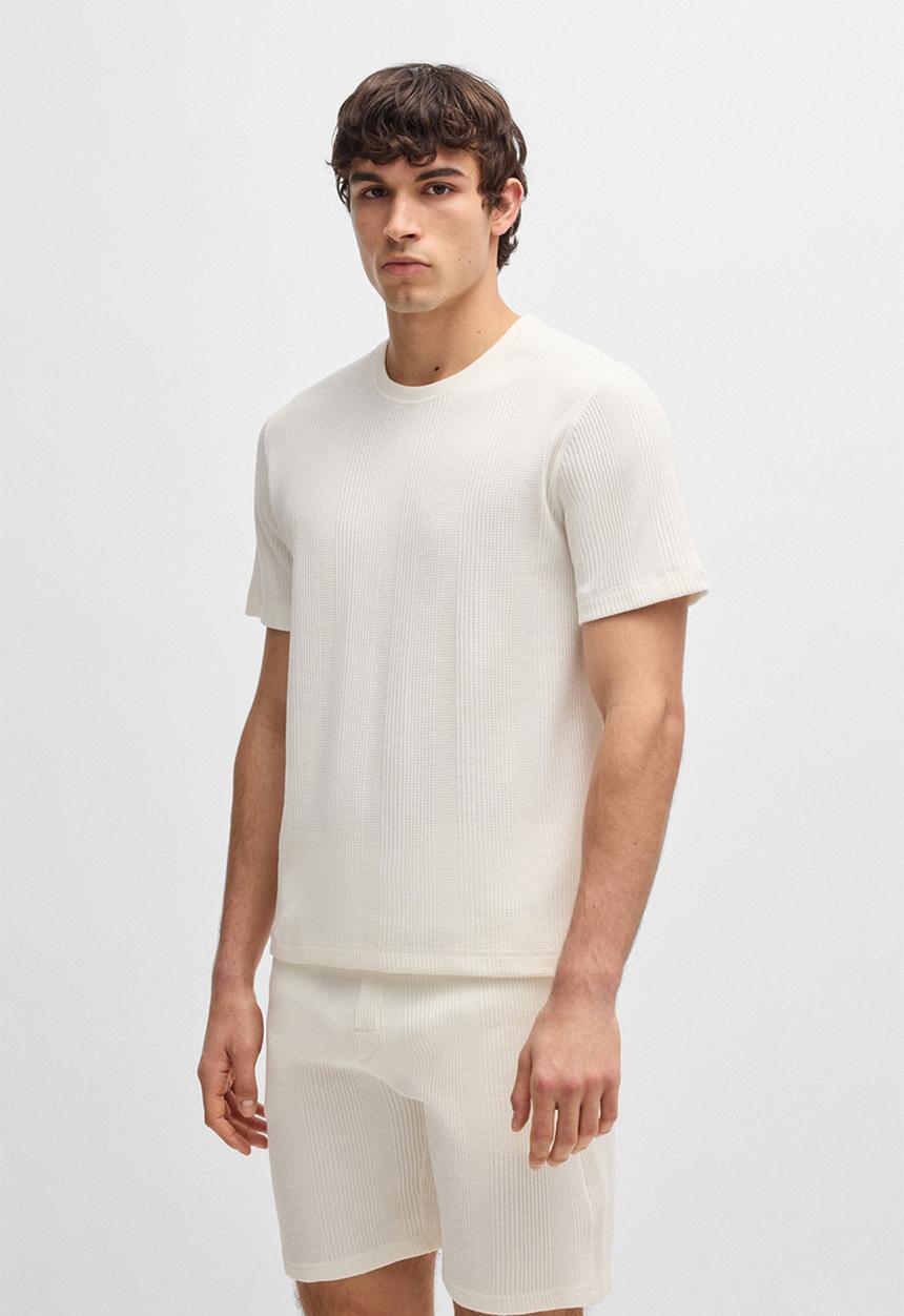 BOSS - Structure T-Shirt - Natural