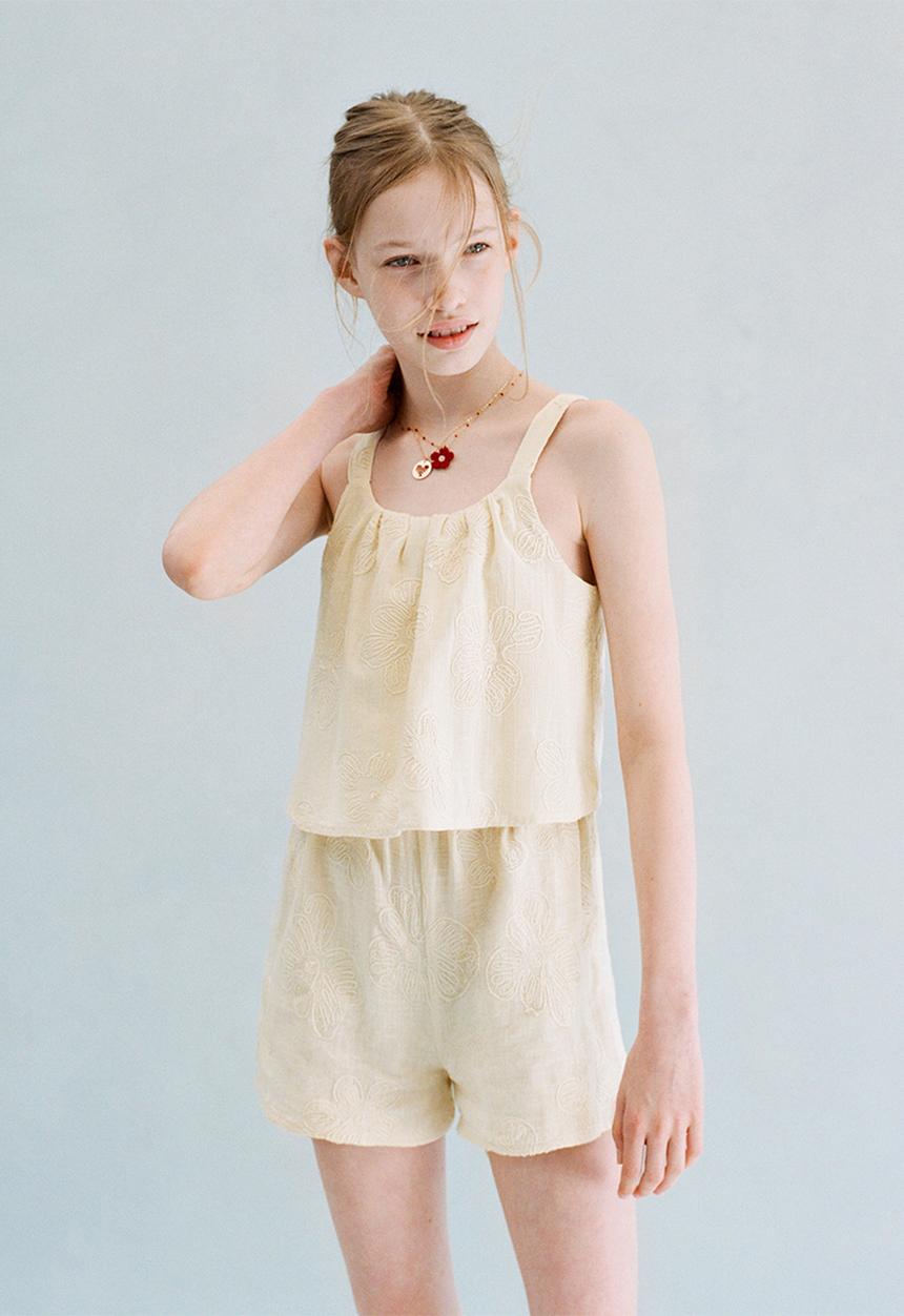 MANGO - Jumpsuit Dryad - Light Beige