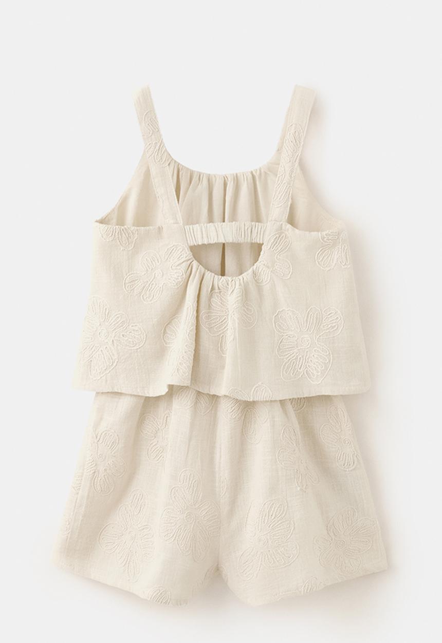MANGO - Jumpsuit Dryad - Light Beige