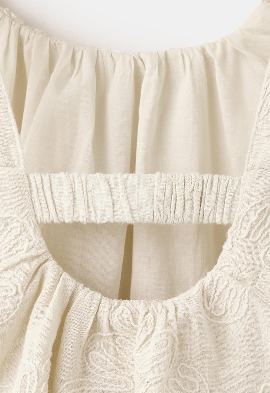 MANGO - Jumpsuit Dryad - Light Beige