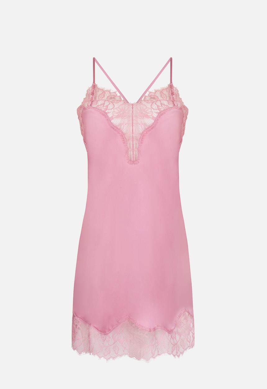 Hunkemoller - Sd satin valerie nightie - lilas