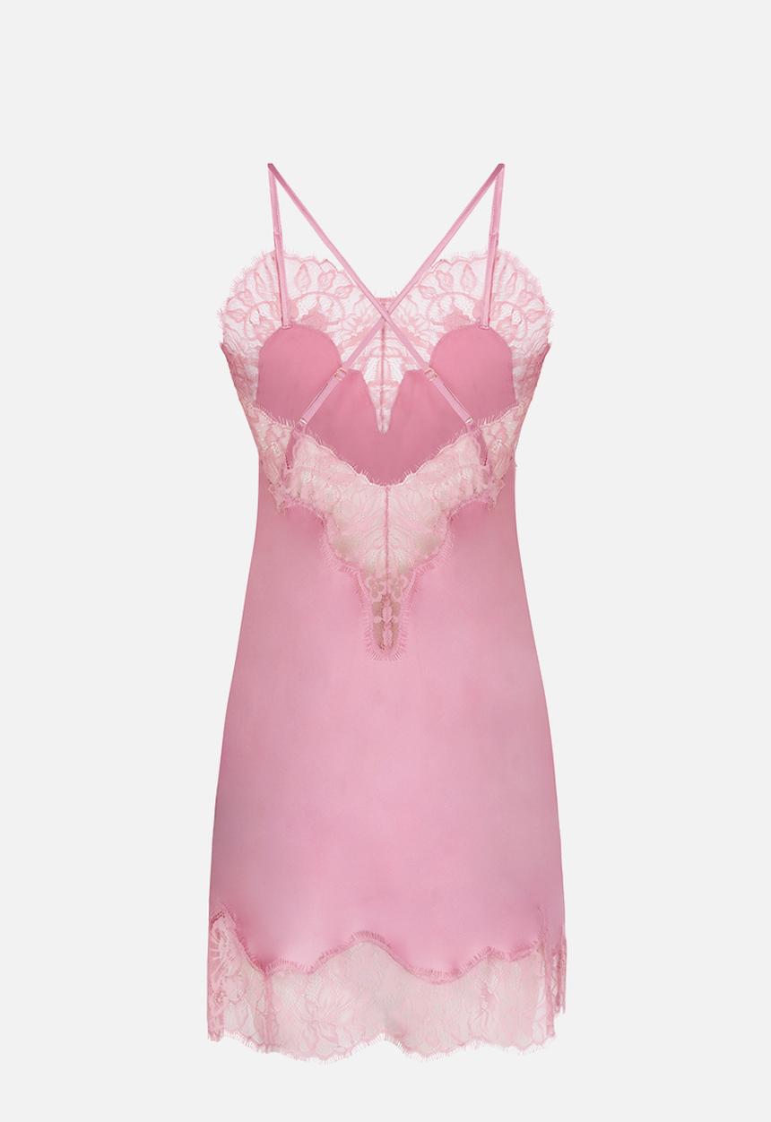 Hunkemoller - Sd satin valerie nightie - lilas