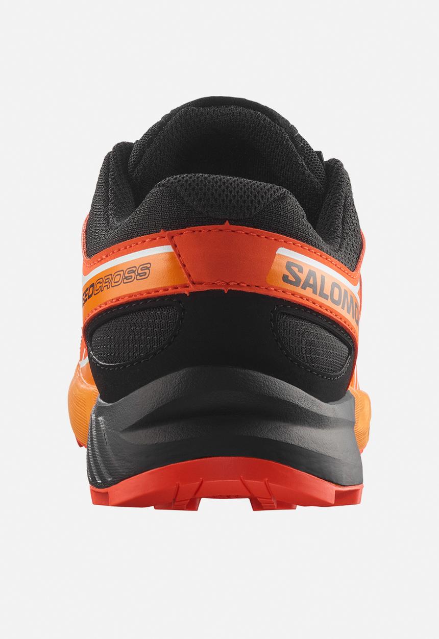 Salomon - Speedcross j - black/cherry tomato/turmeric