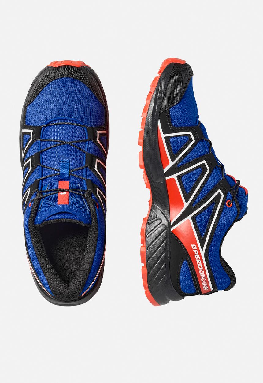 Salomon - Speedcross j - surf the web/fiery red/black