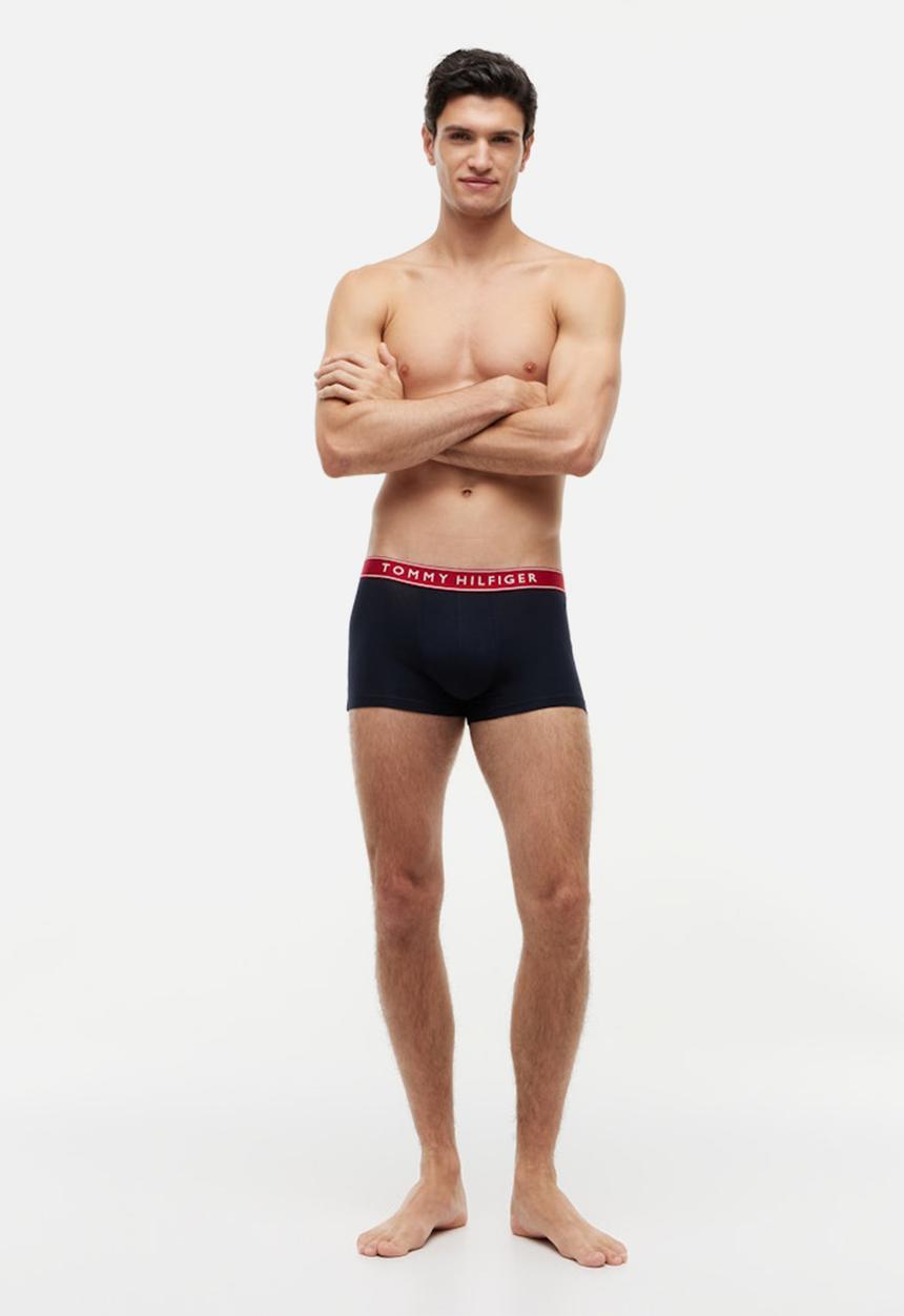Tommy Hilfiger - 3P TRUNK WB - Th Wht/ Med Red/ Dsrt Sky