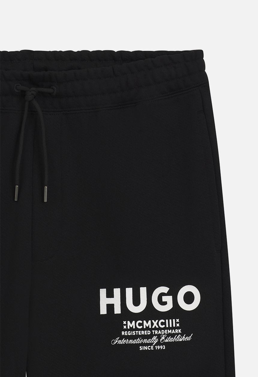 HUGO - Nevez Logo-Print  Sweatpants - Black