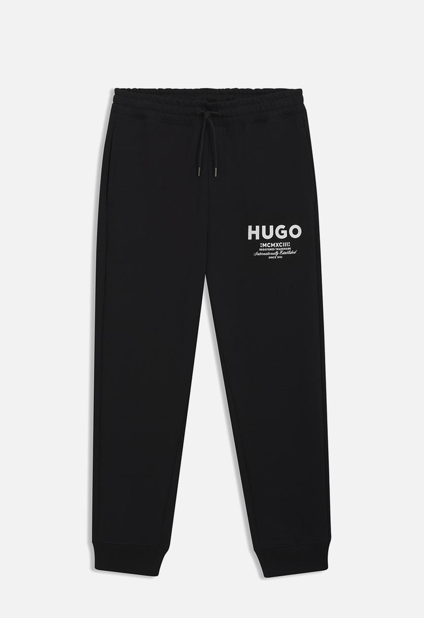 HUGO - Nevez Logo-Print  Sweatpants - Black