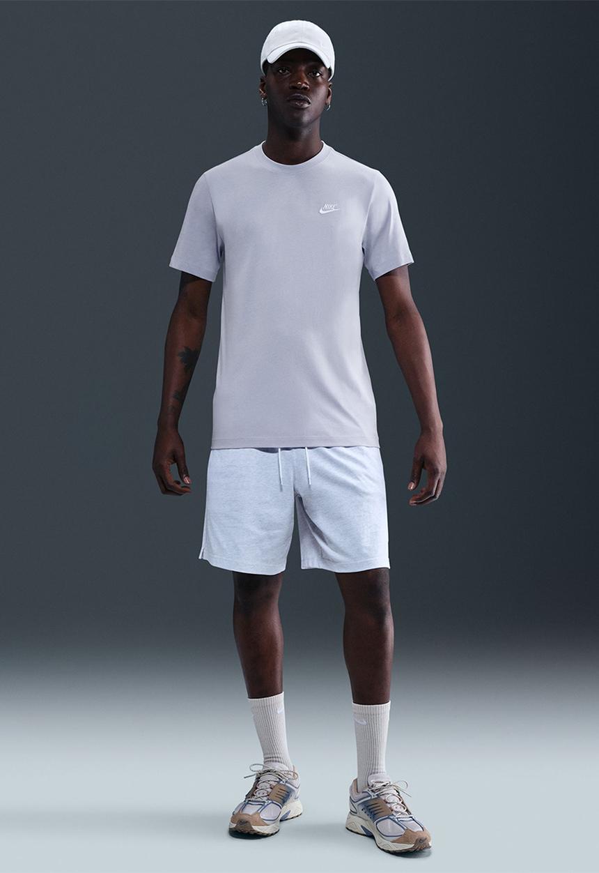 Nike - NSW Club Tee - Ghost Lt Grey/White