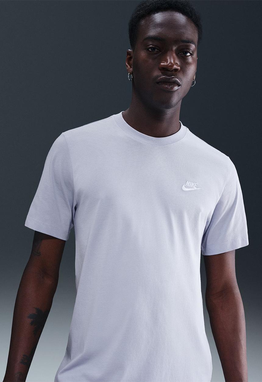Nike - NSW Club Tee - Ghost Lt Grey/White