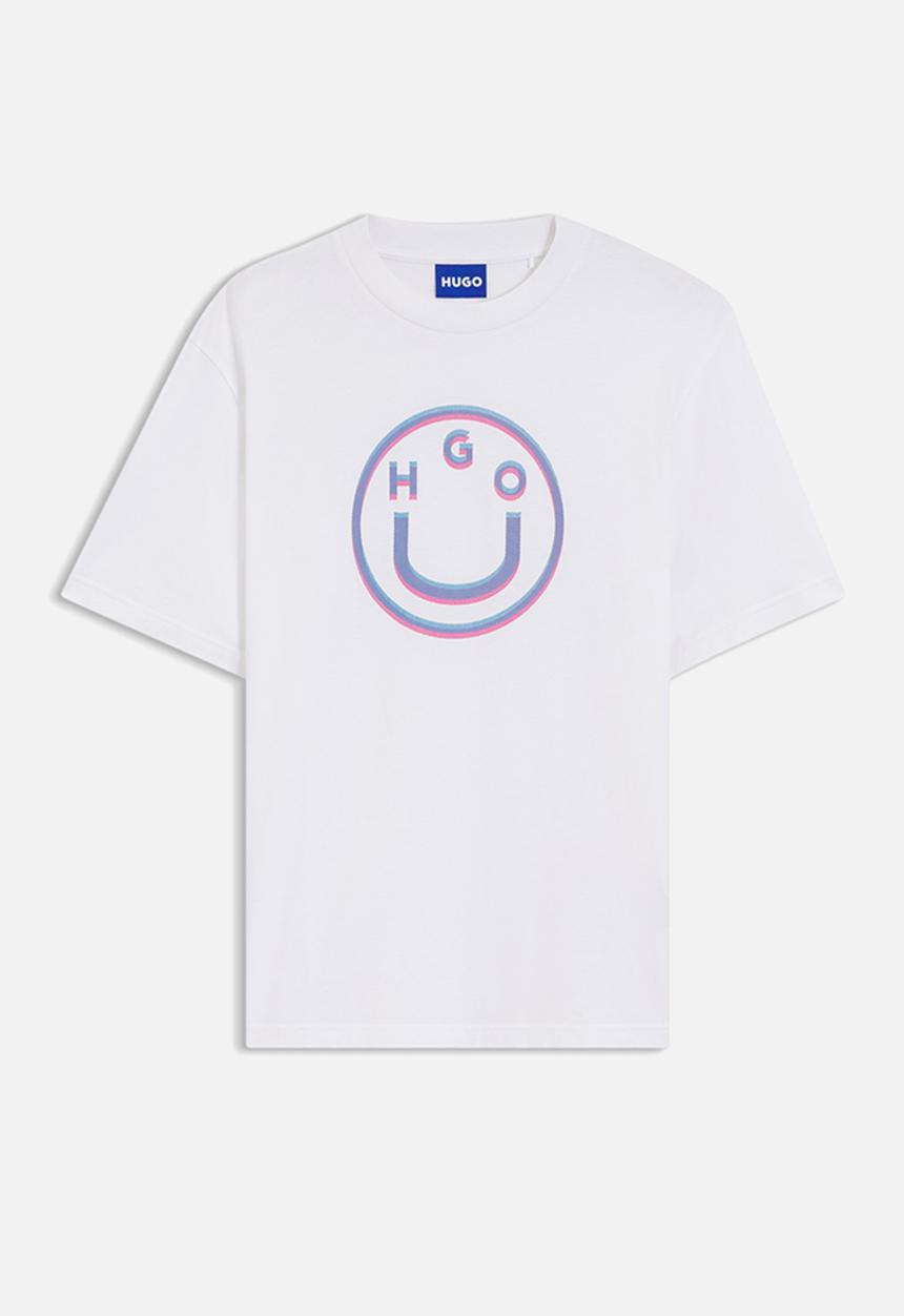HUGO - Naolo Smile Graphic  Tee - White