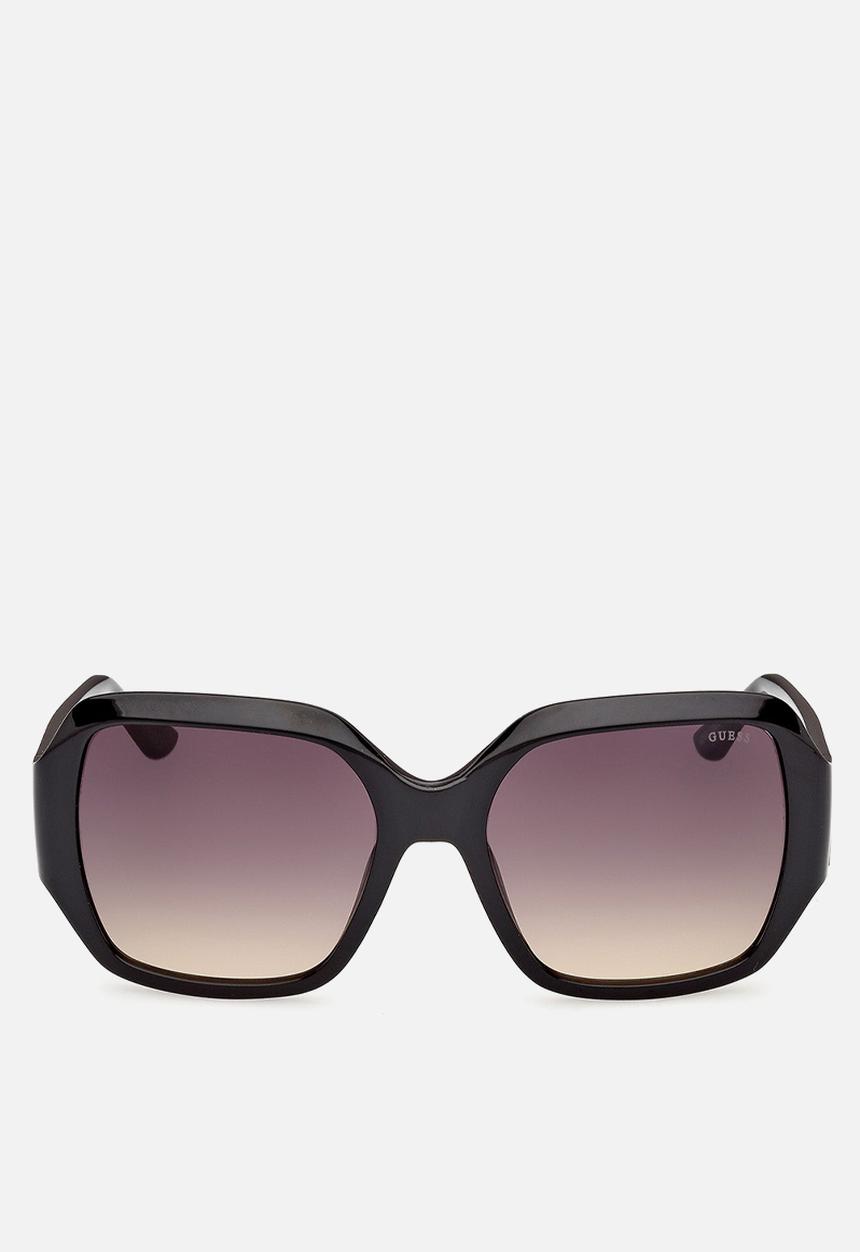 GUESS - Square 57mm Sunglasses - Shiny Black