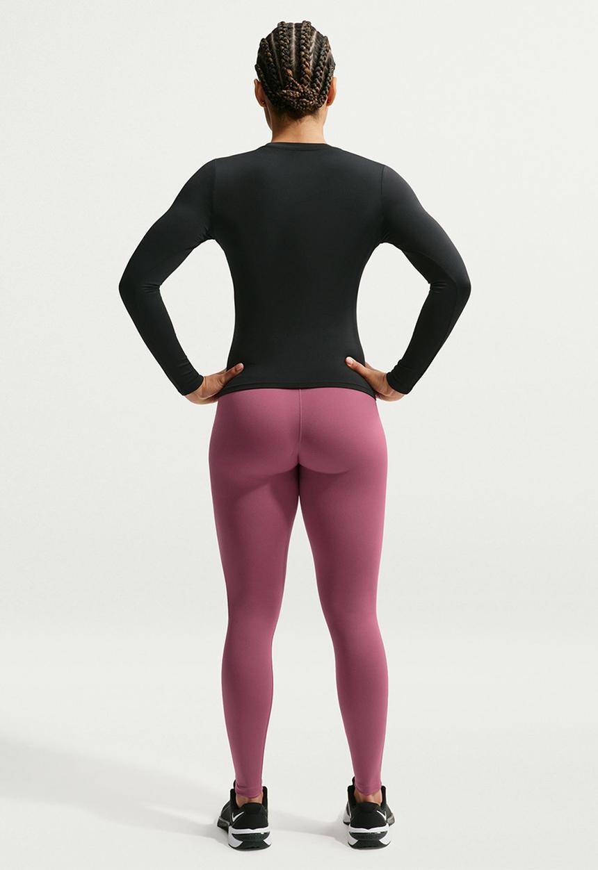 Nike - Women'S High-Waisted Full-Length Leggings - Pink Smoke/White