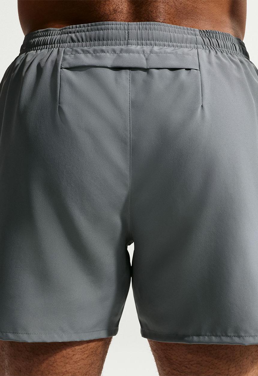 Nike -  Miler Dri-FIT 5" Brief-Lined Running Shorts -  Grey/Smoke Grey/Reflec