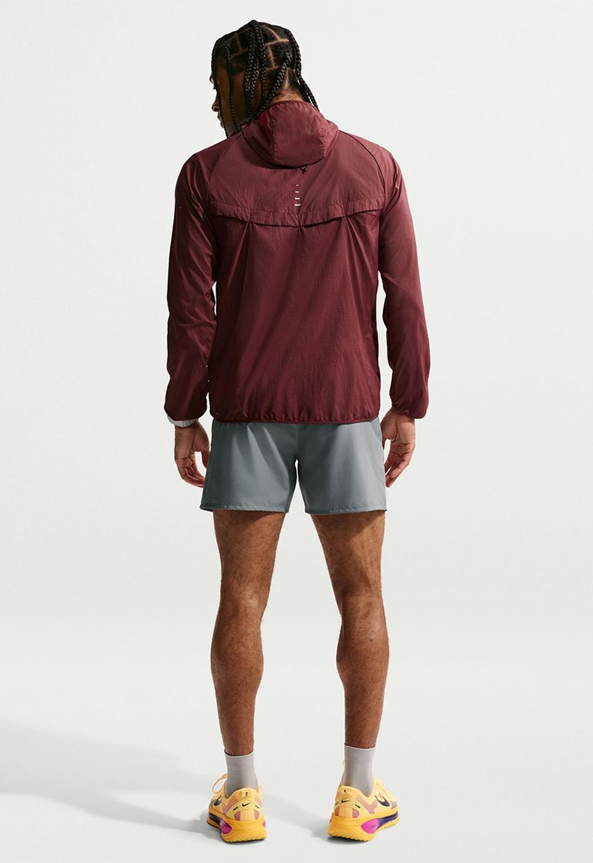 Nike -  Miler Dri-FIT 5" Brief-Lined Running Shorts -  Grey/Smoke Grey/Reflec