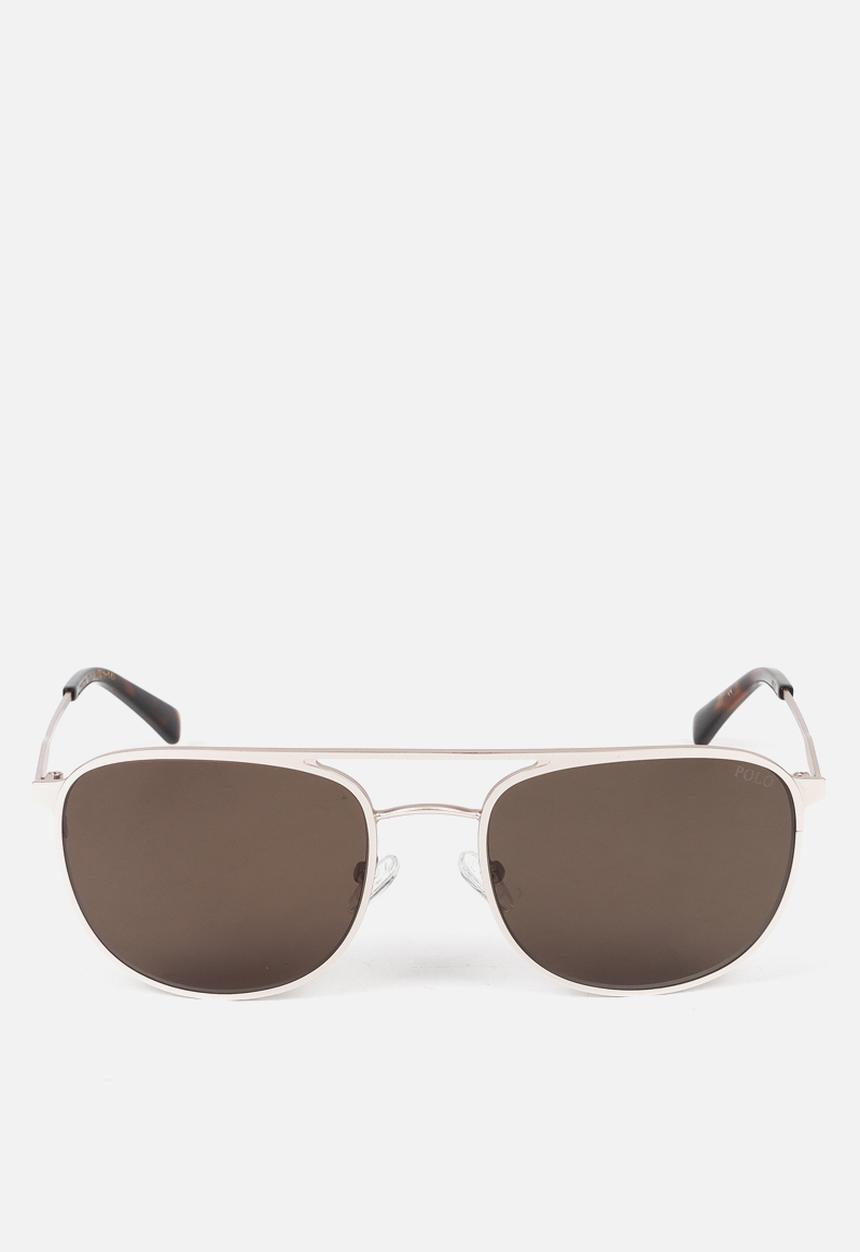 POLO - Curtis 56mm Sunglasses - Matte Gold