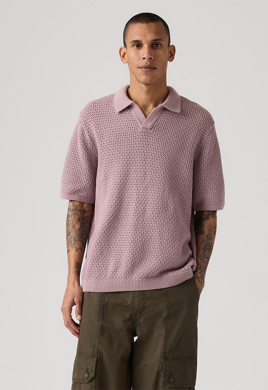 Levi’s® - DILLON OPEN COLLAR POLO - Quail