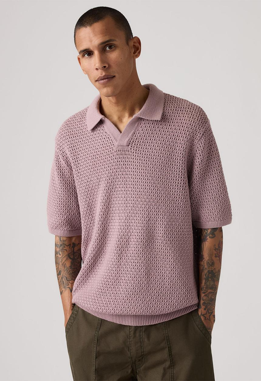 Levi’s® - DILLON OPEN COLLAR POLO - Quail
