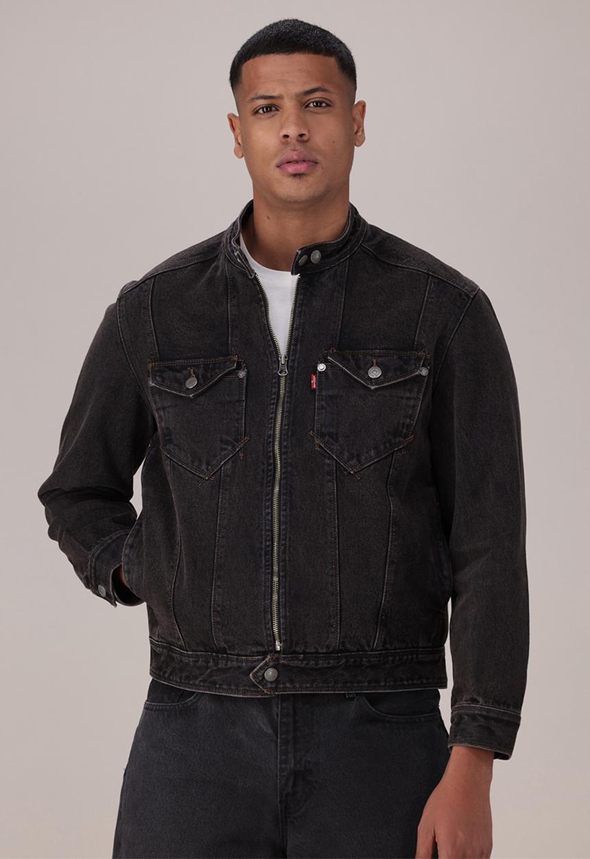 Levi’s® - TWISTED MOTO JACKET ZA - MIDNIGHT TWIST JKT
