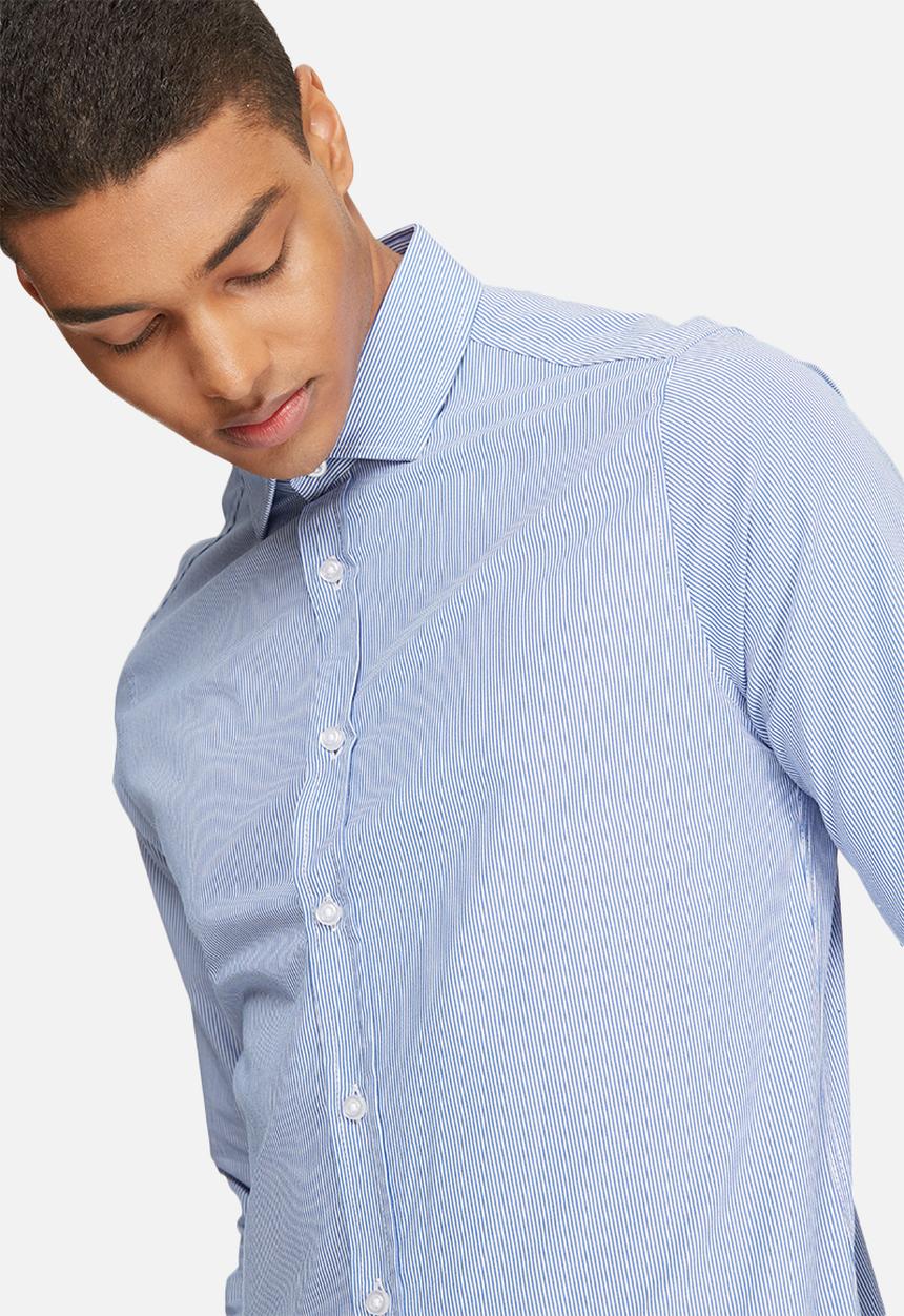 basicthread - Slim Fit Stripe Shirt