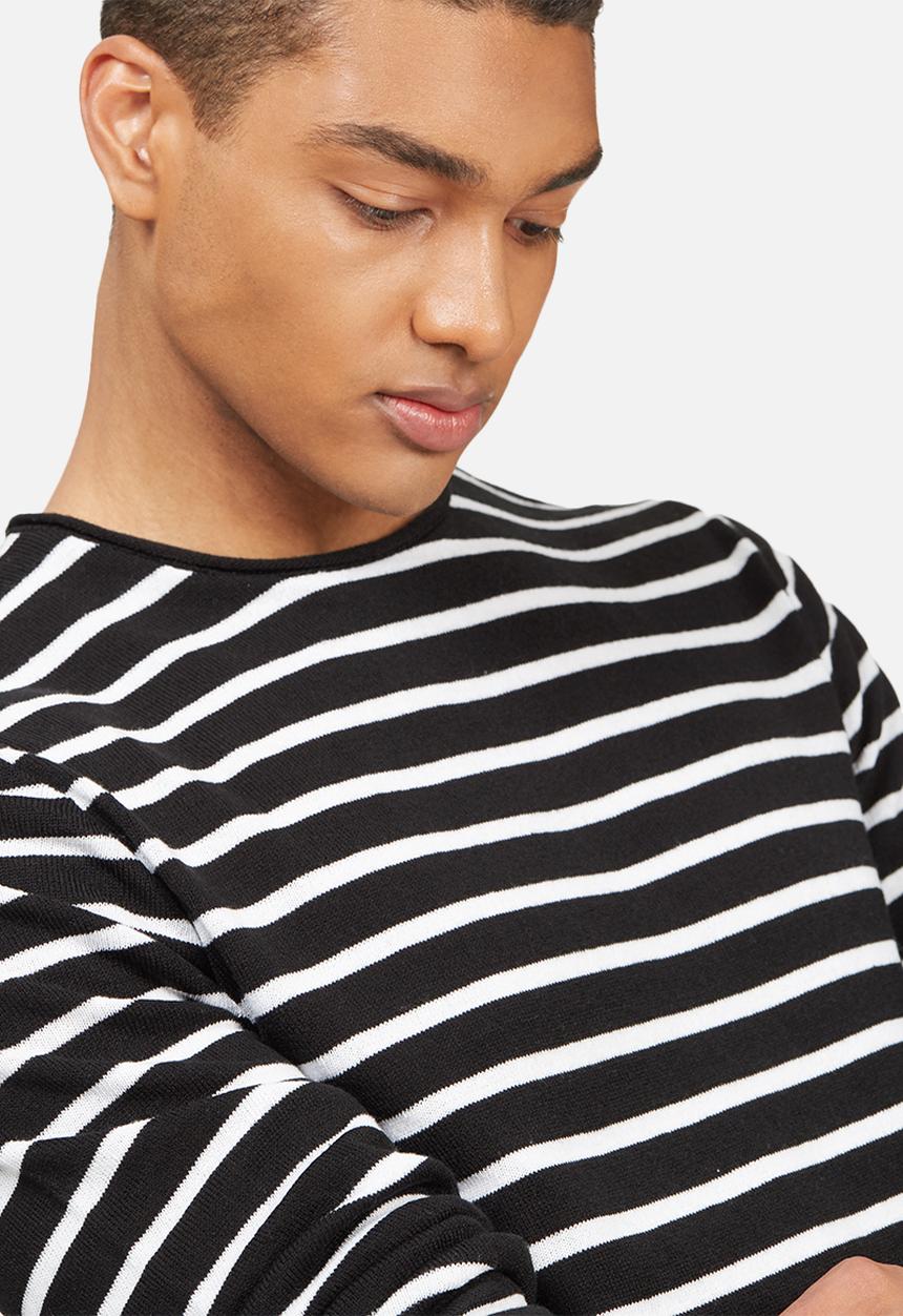 basicthread - Stripe knit pullover