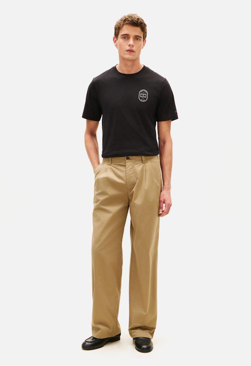 Tommy Hilfiger - BRAND LOVE ROUNDEL TEE - Black