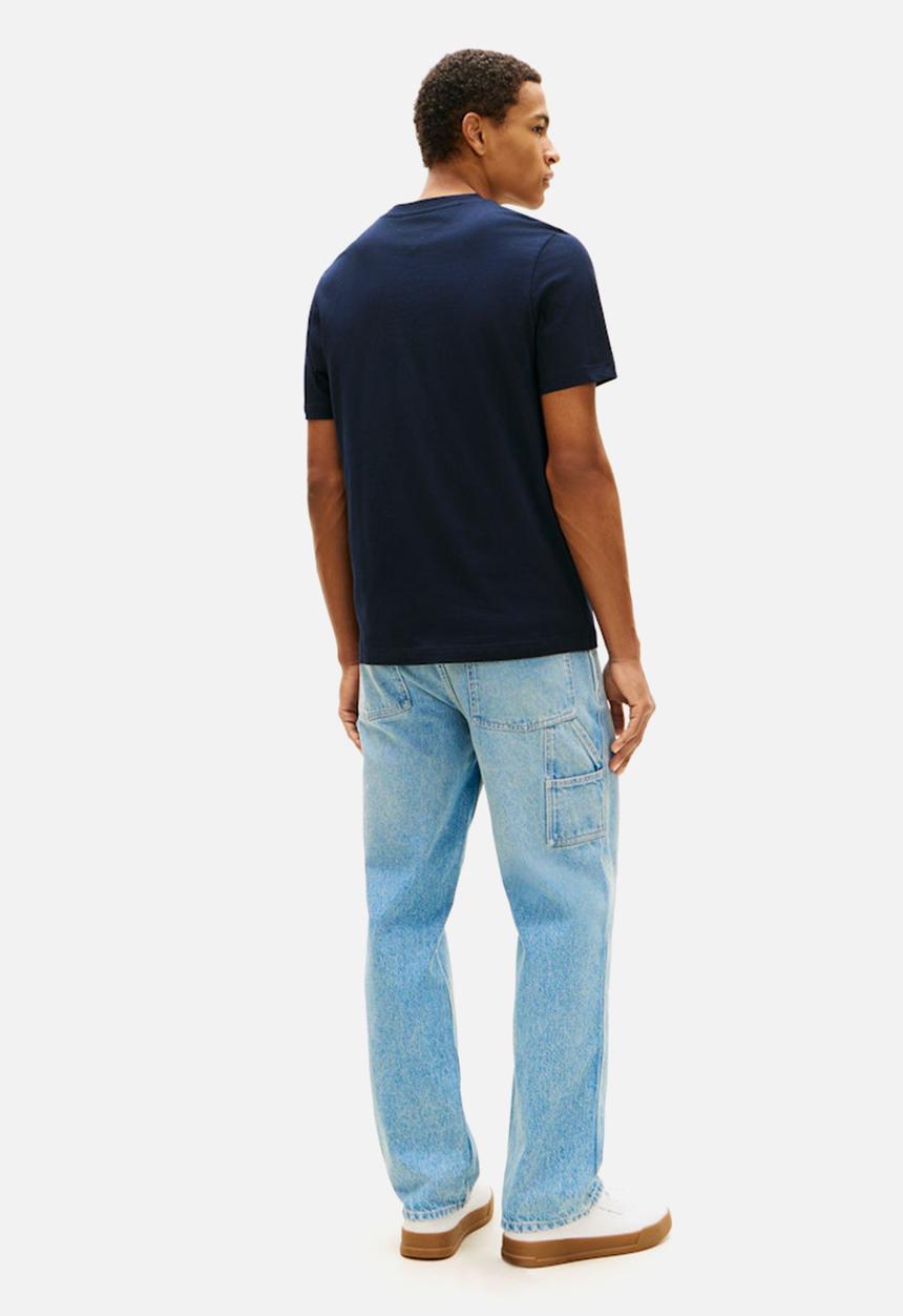 Tommy Hilfiger - BRAND LOVE MONO STACK TEE - Desert Sky