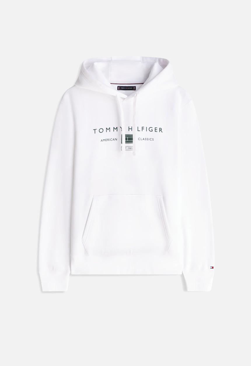 Tommy Hilfiger - BRAND LOVE TR MONO STACK HOODY - White
