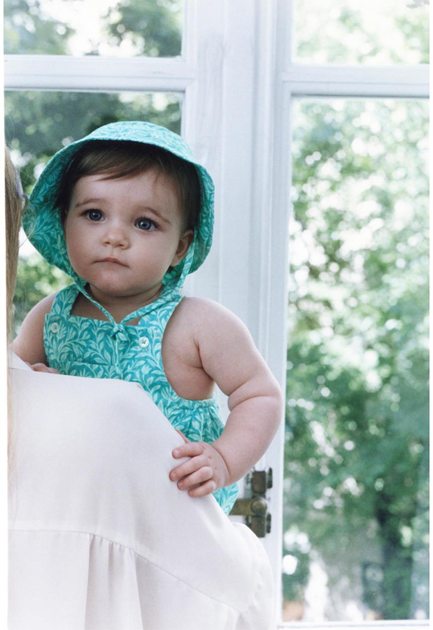 MANGO - Sunhat Peoniag - Turquoise / Aqua