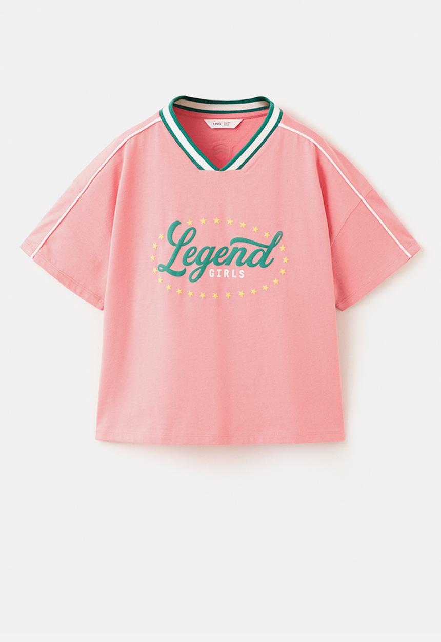 MANGO - T-Shirt Mexico - Pink