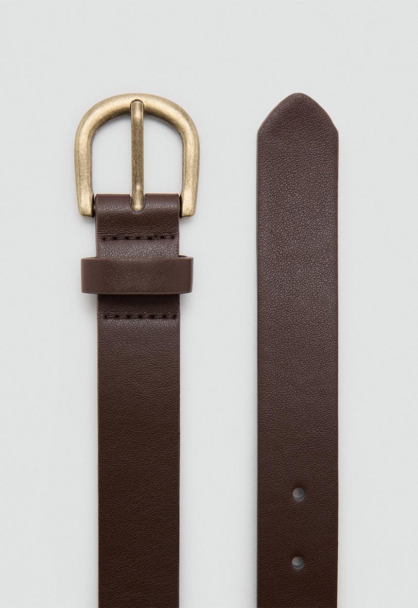 MANGO - Belt Albertbr - Brown