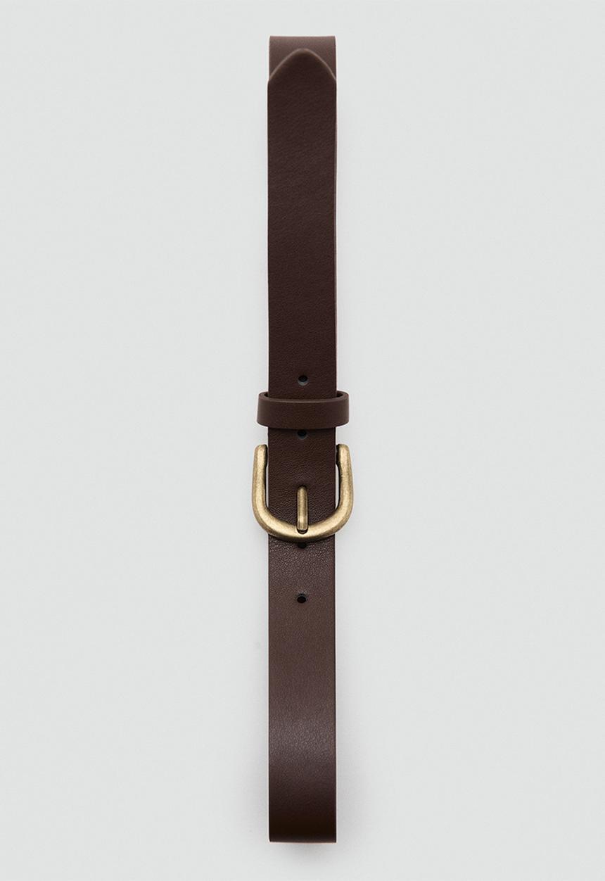 MANGO - Belt Albertbr - Brown