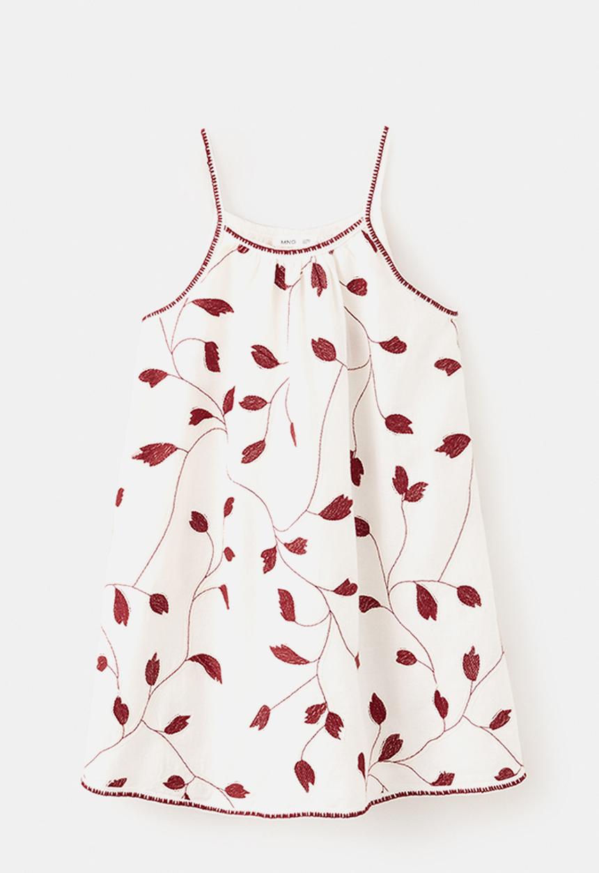 MANGO - Dress Perse - Light Beige