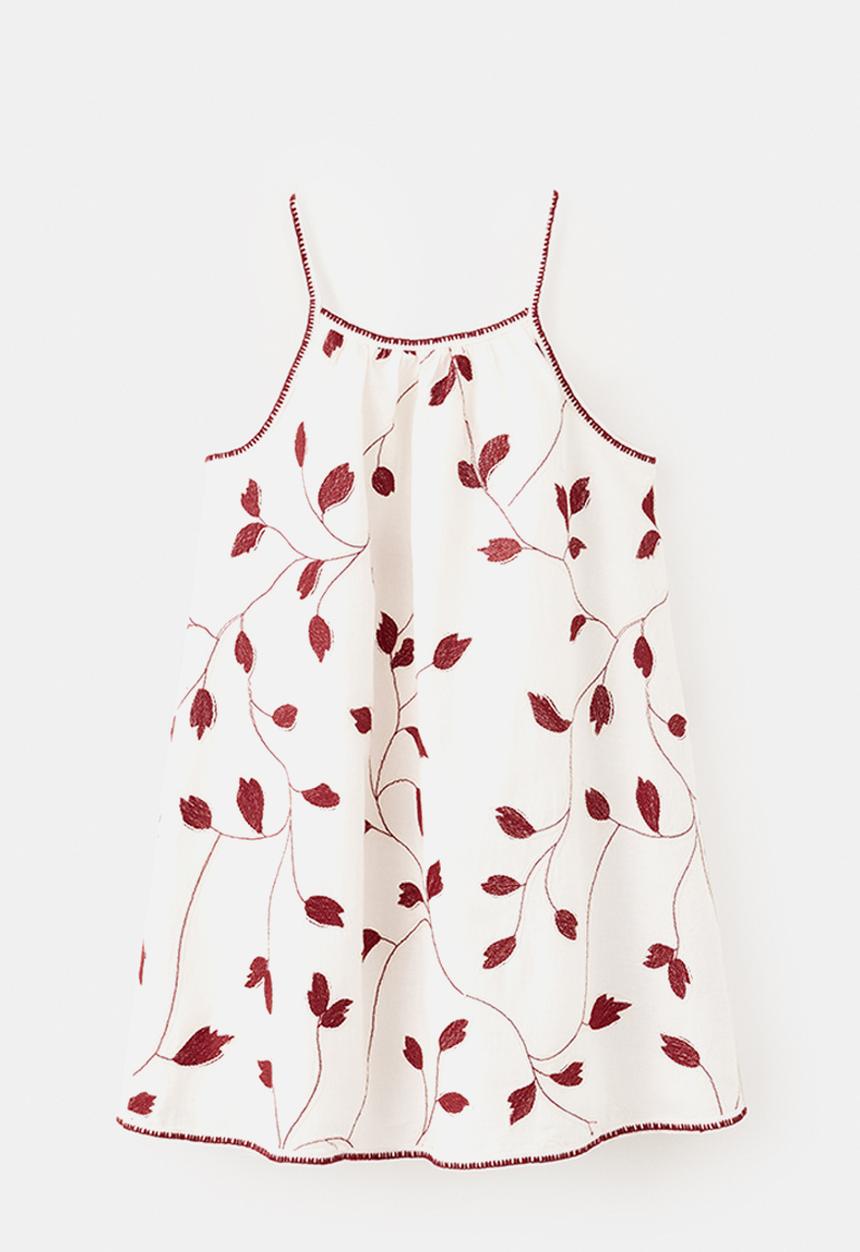 MANGO - Dress Perse - Light Beige
