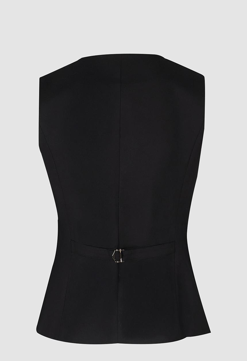 Pringle of Scotland - Pringle Alice Waistcoat - Black