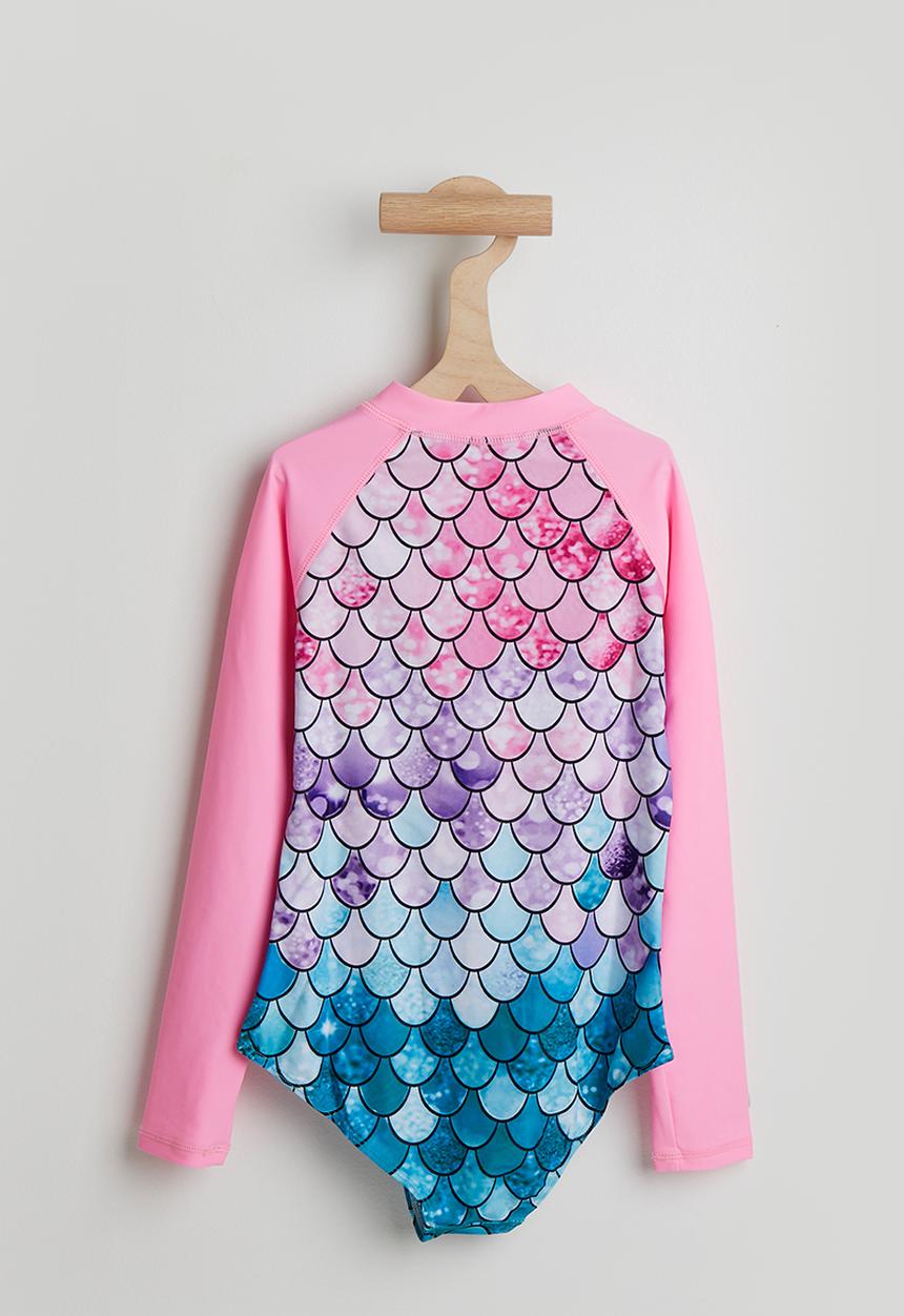 Pop Candy - Mermaid scale print swimsuit - multi