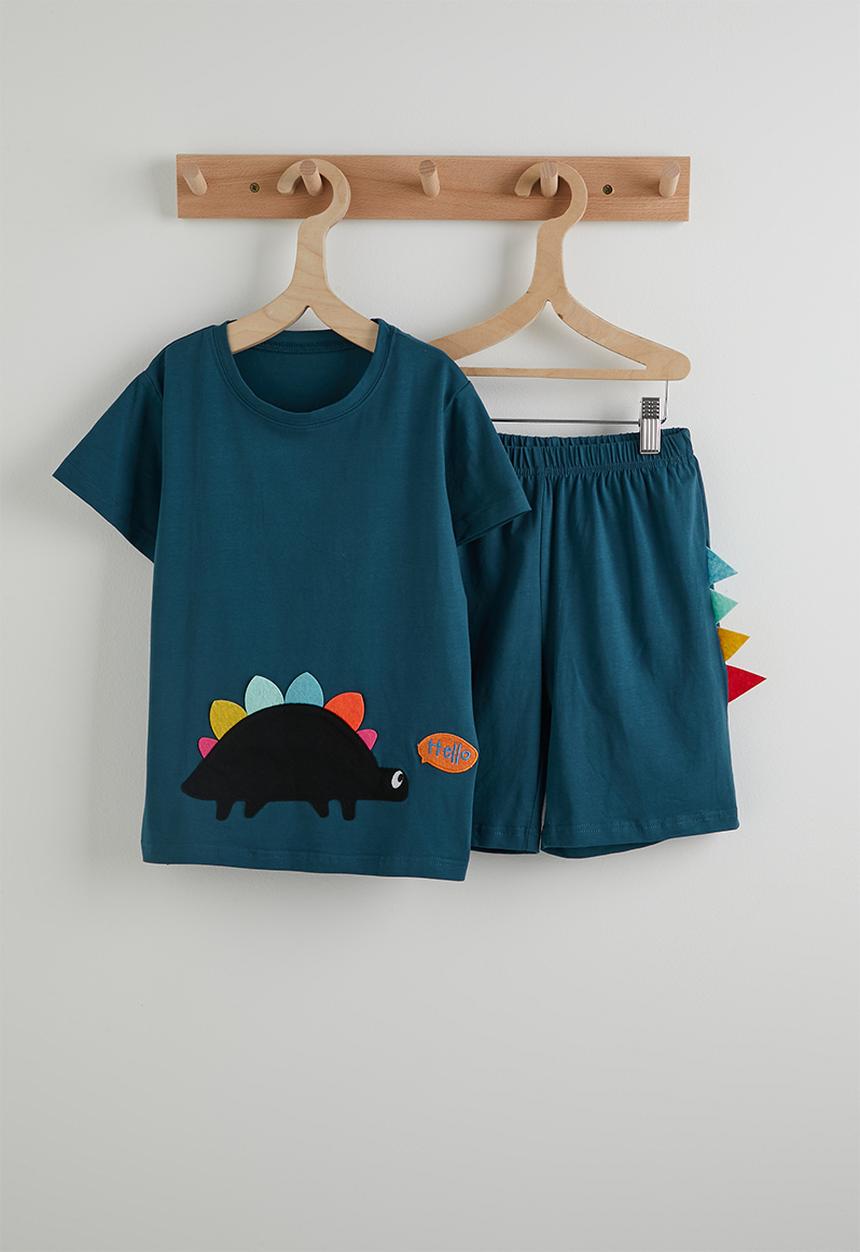 Pop Candy - Graphic tee & shorts - blue